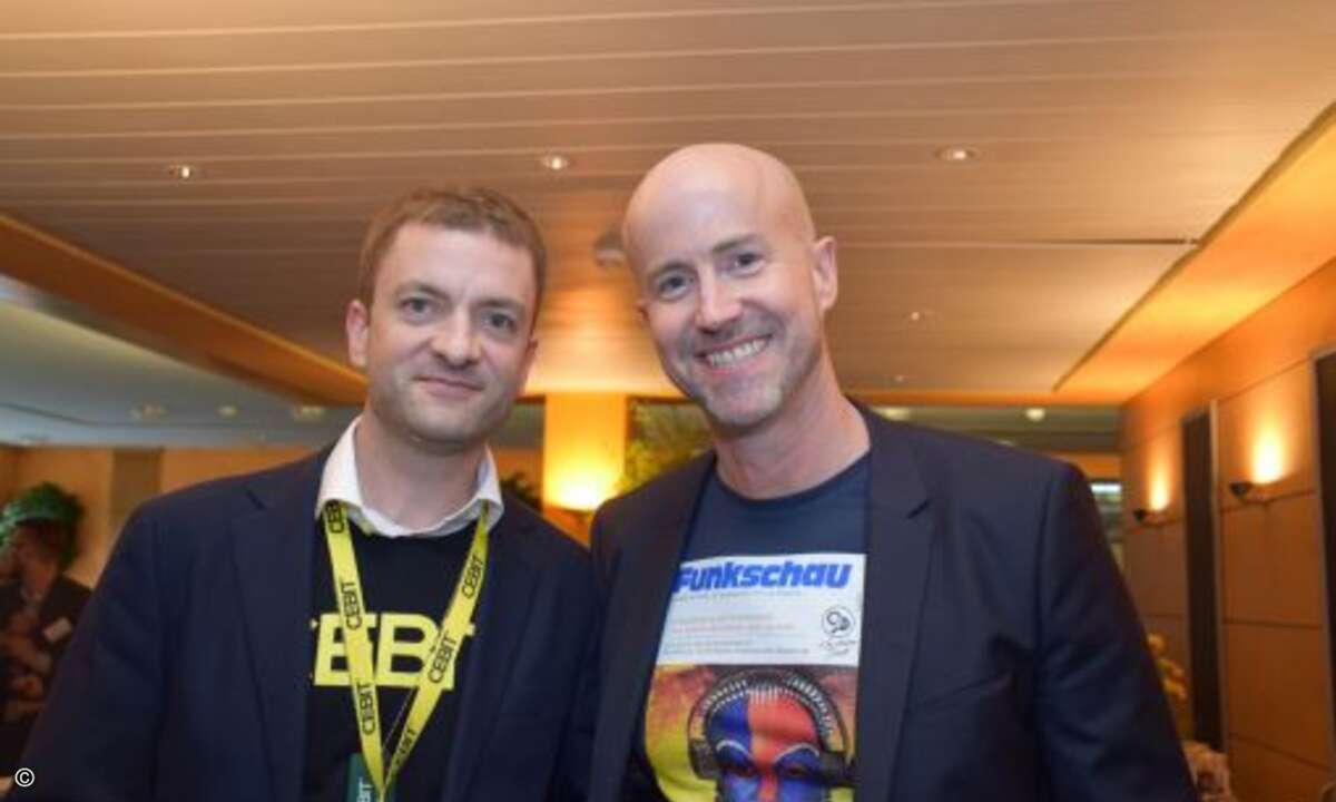 Die beiden Gastgeber: Hubertus von Monschaw (Deutsche Messe) und Matthäus Hose (WEKA FACHMEDIEN) (Foto: CRN)