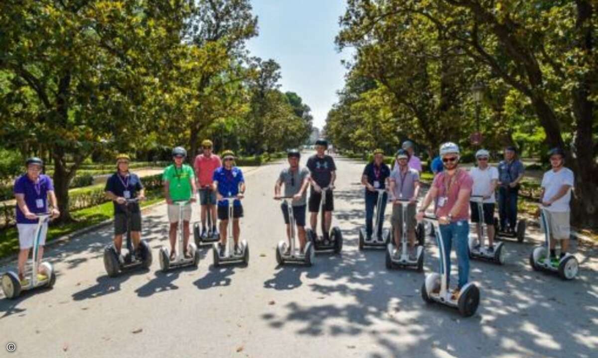 ... auch die vielen Parks der spanischen Metropole luden immer wieder zum kurzen Verweilen ein (Foto: Graham Lee Photography / NetApp)