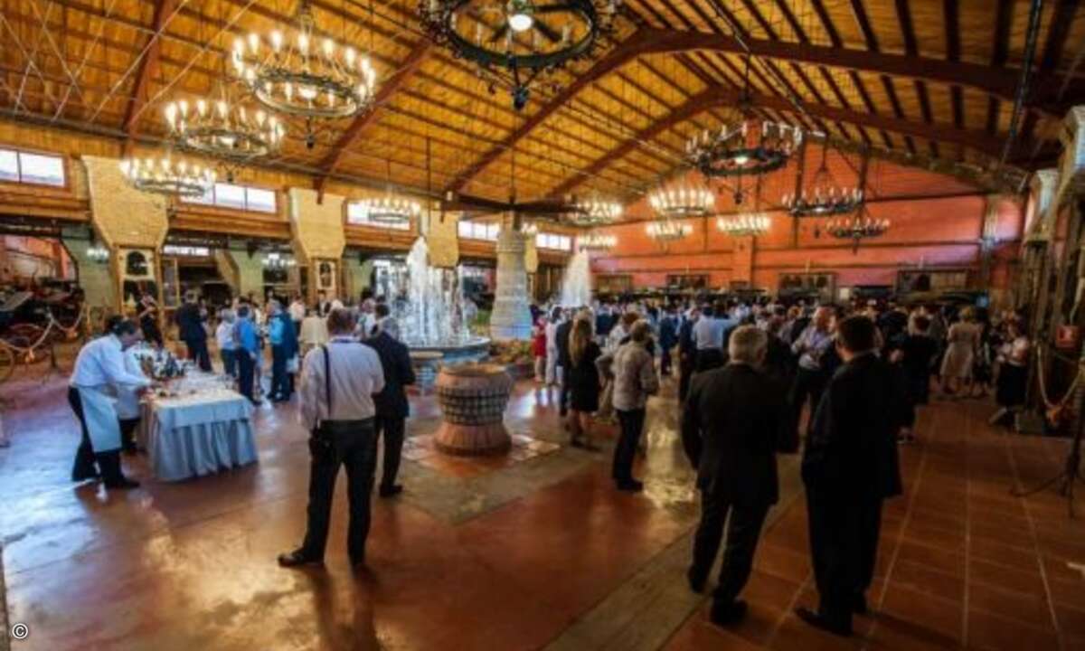 Zwischen alten Pferdekutschen und schicken Brunnen begann ein entspannter Abend (Foto: Graham Lee Photography / NetApp)