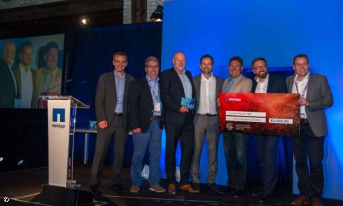 Als »EMEA Partner of the Year« wurde Computacenter geehrt (Foto: Graham Lee Photography / NetApp)