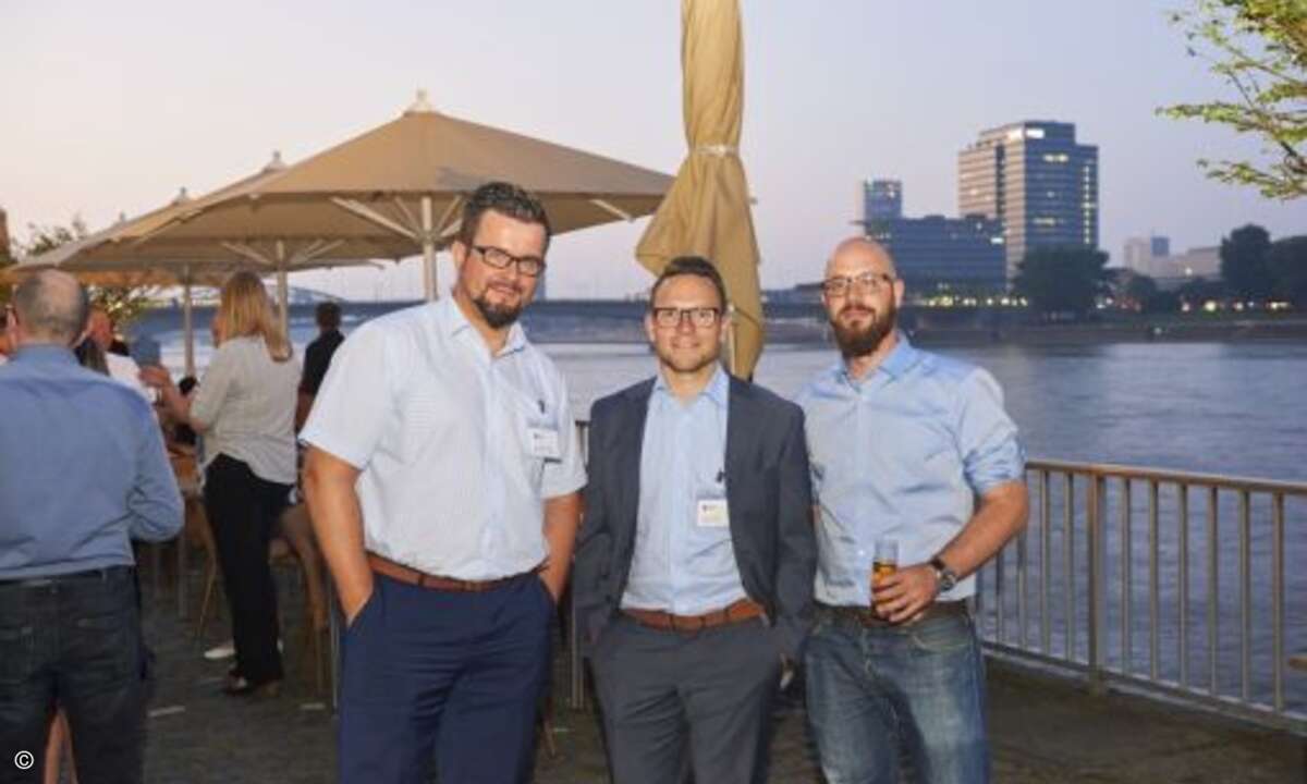 Alexander Heimann (Bechtle), Fabian Martin (NetPlans) und Fabio Raimondi (Lake Solutions) (Foto: Trend Micro)