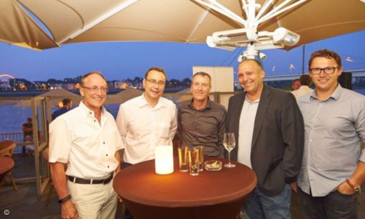 Dietrich Böke (Controlware), Carsten Fritze und Andreas Kutscher (beide Trend Micro), Branislav Pavlovic (Controlware), Gregor Krah (TÜV i-sec) (Foto: Trend Micro)