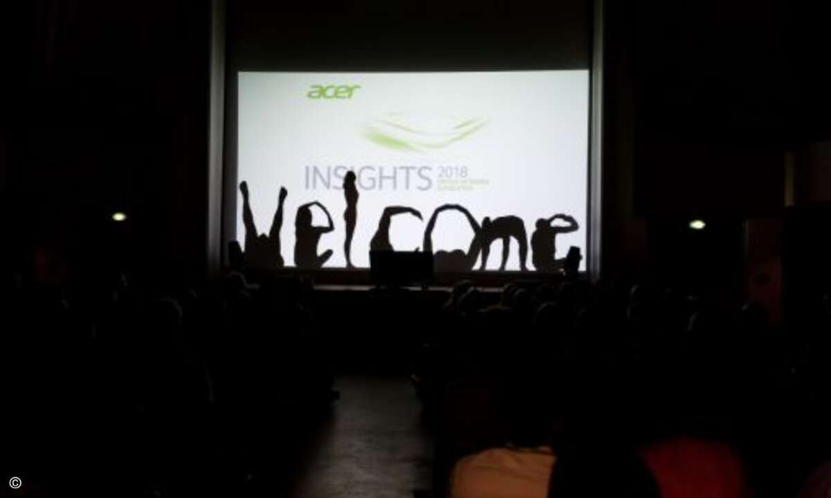 Das Schattentheater »Die Mobilés« bot bei der Acer Insights 2018 Theaterkunst auf höchstem Niveau (Bild: Acer)