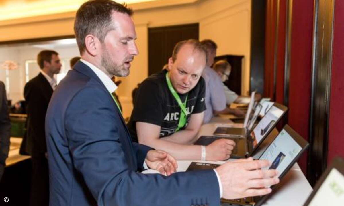 Innovative Geräte zum Anfassen gab es auf der begleitenden Produktausstellung (Bild: Acer)