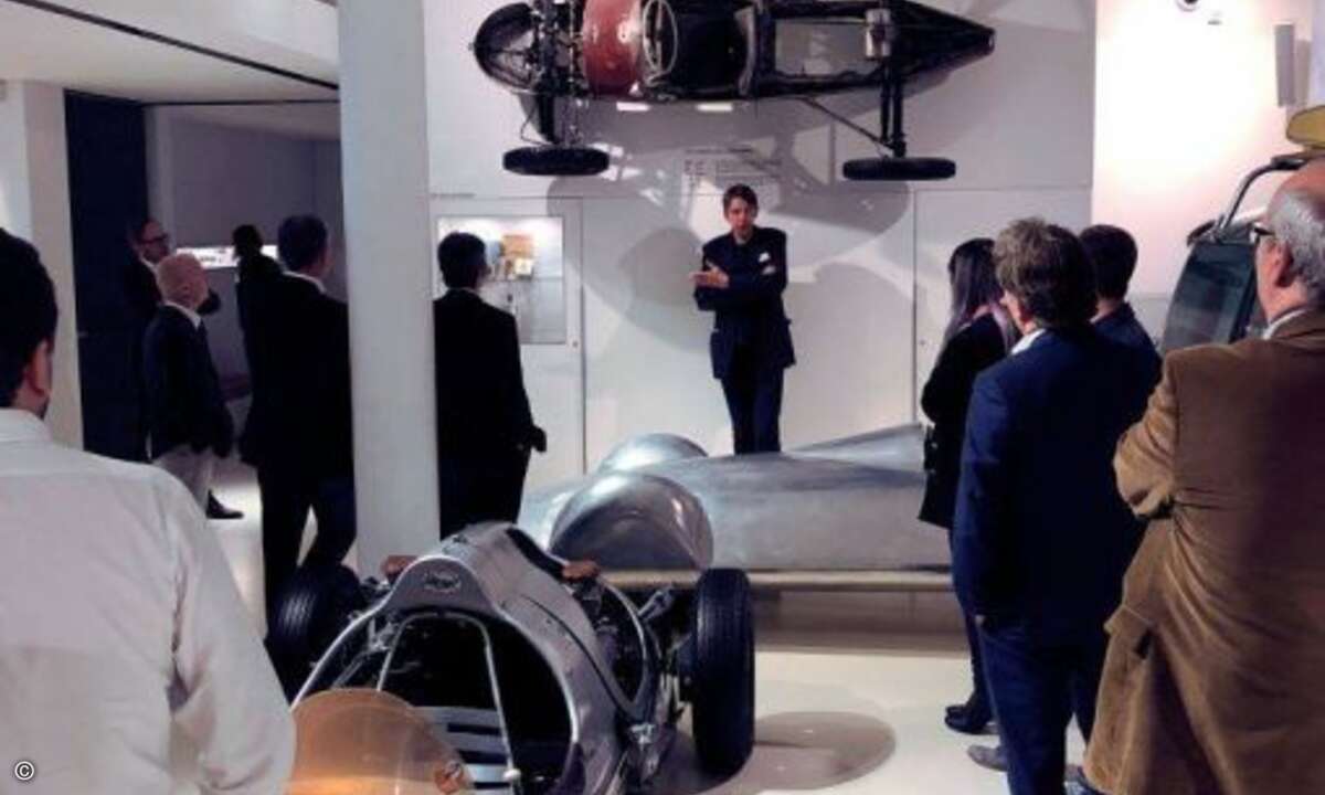 Besucher konnten an Führungen durch die Eventlocations wie hier im Prototyp Automuseum in Hamburg teilnehmen (Bild: Prianto)