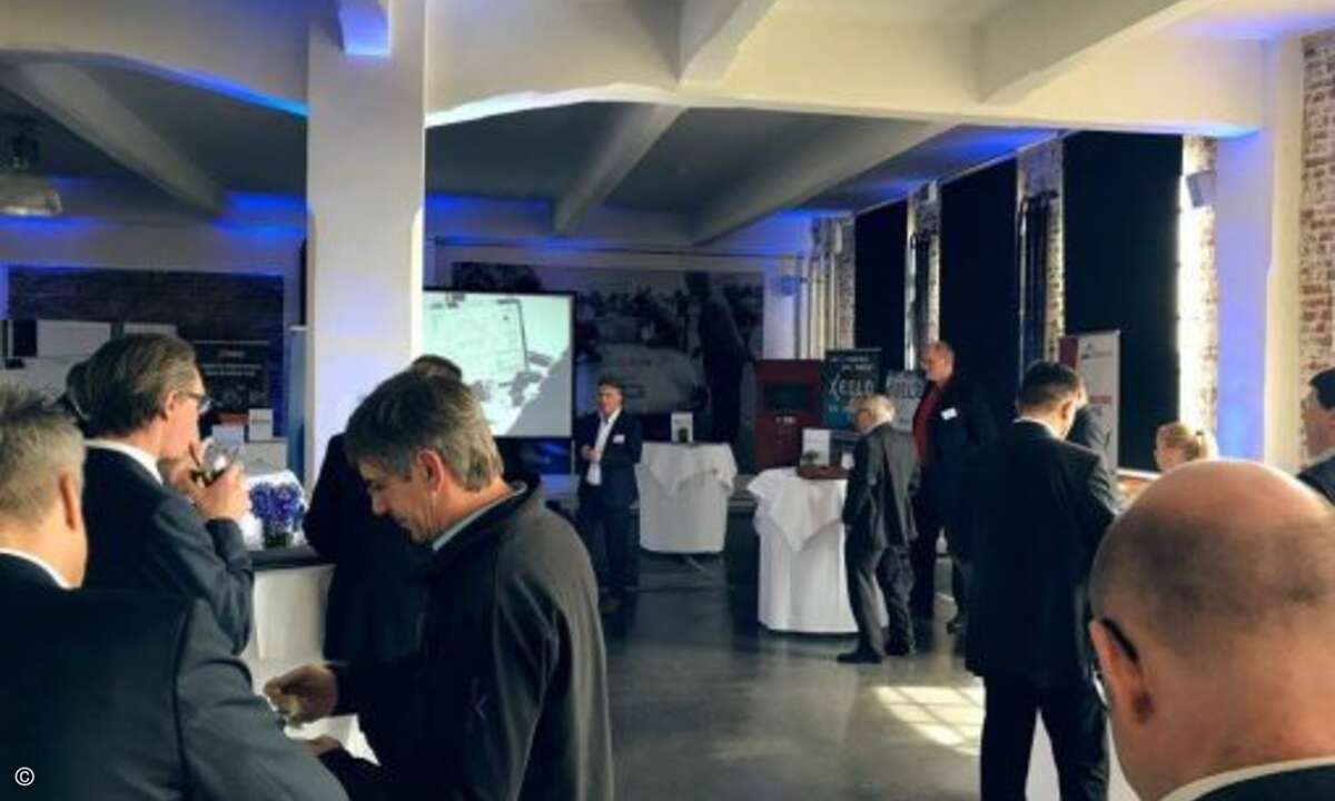 Industrial Chic herrschte im Ausstellungsbereich der Klassikstadt Frankfurt vor (Bild: Prianto)
