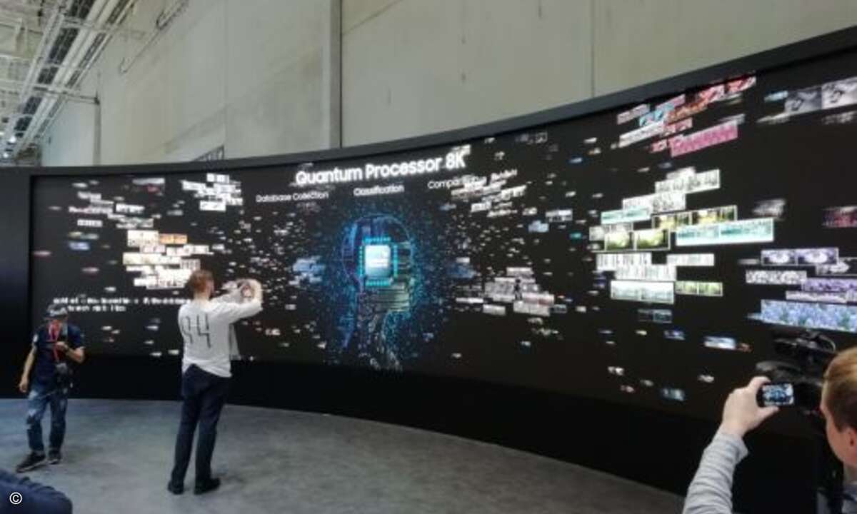 Samsung zeigt, was in Sachen LED-Walls heute möglich ist (Foto: CRN)