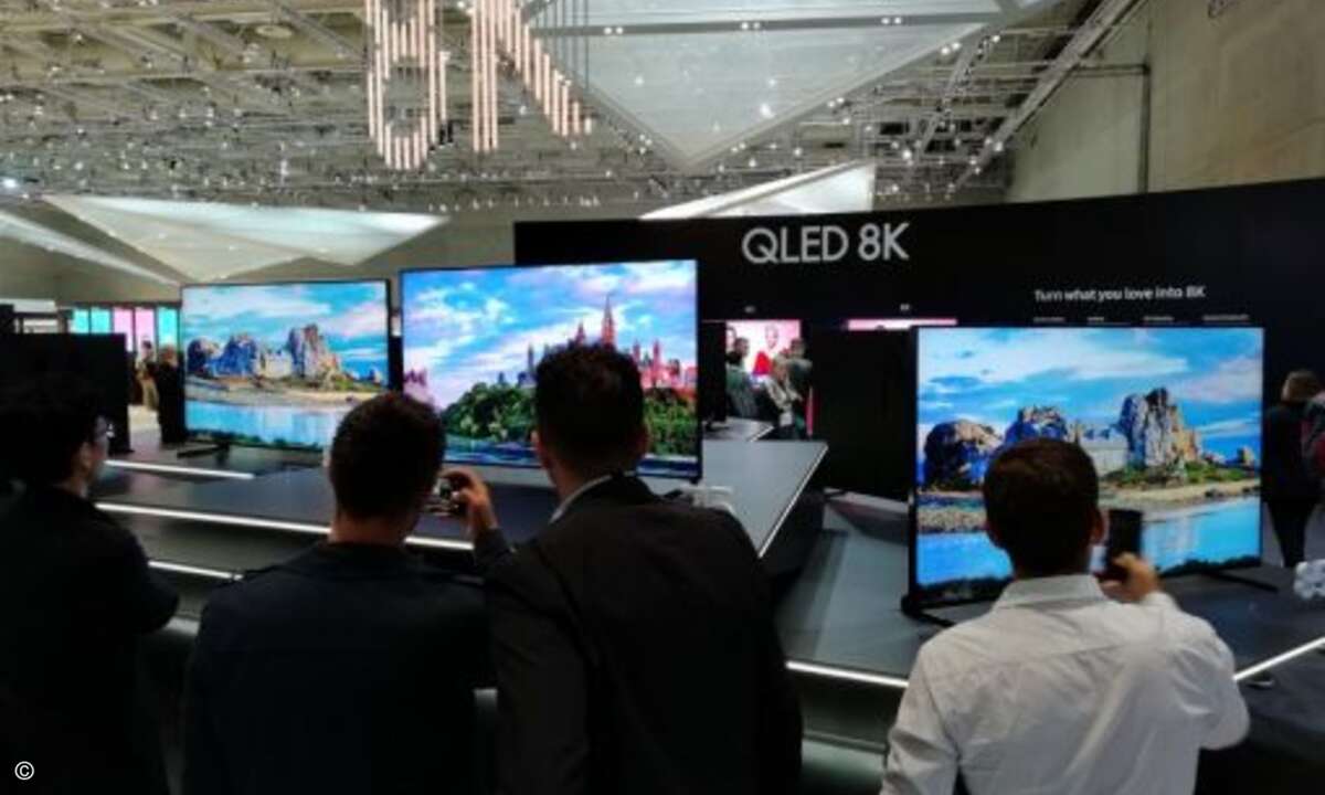 Vor einem Jahr noch die Zukunft, jetzt bereits Realität: 8K-TVs (Foto: CRN)