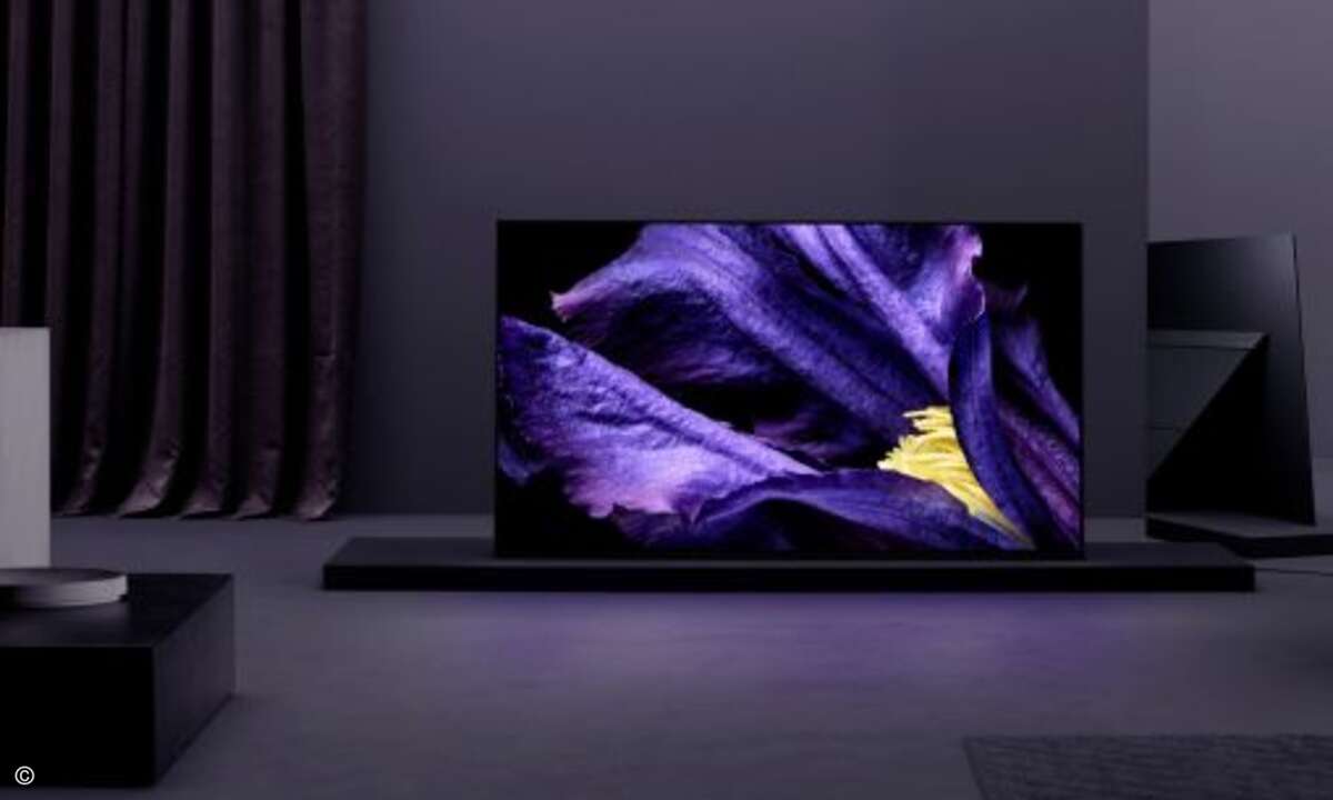 Darunter die TVs der neuen »Bravia Master Series«. (Bild: Sony)