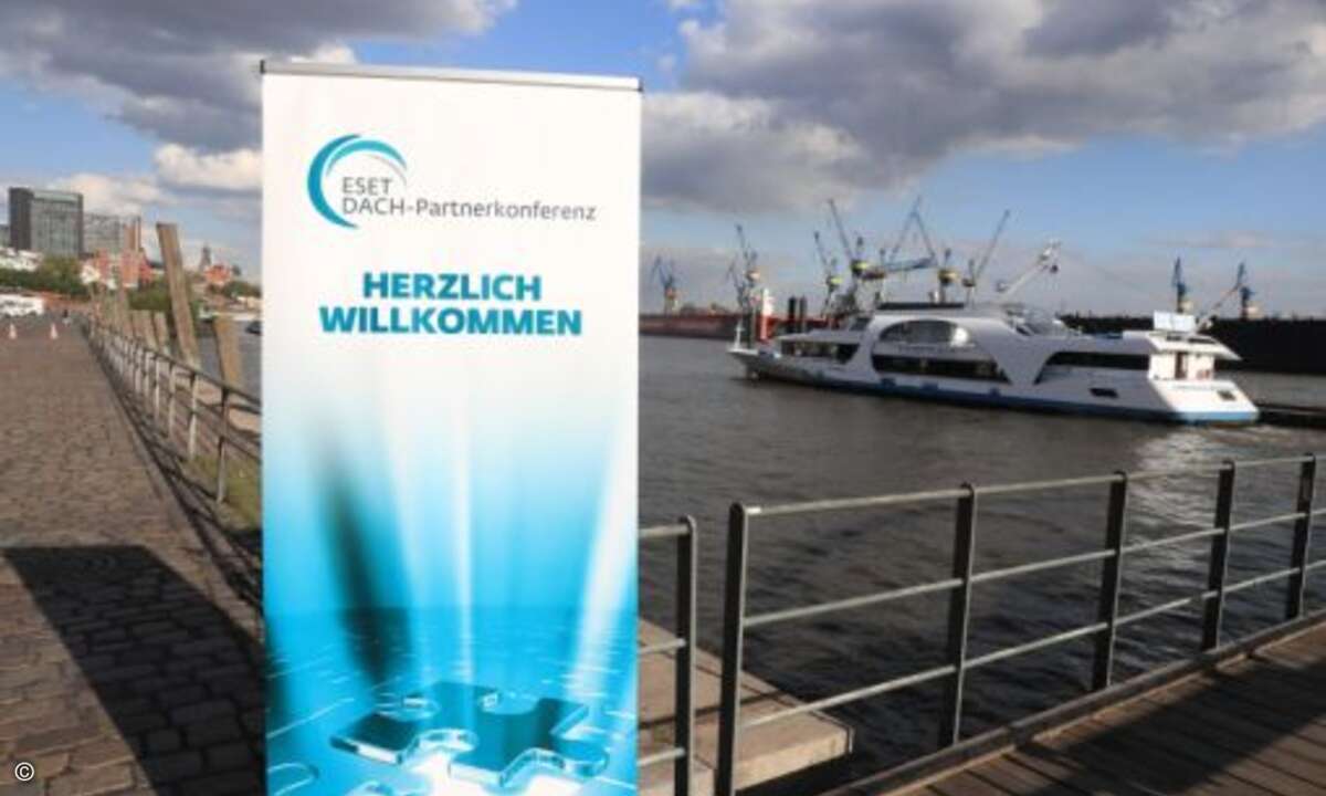 Für seine DACH-Partnerkonferenz hatte Eset in diesem Jahr nach Hamburg geladen, das sich angenehm spätsommerlich präsentierte (Foto: Eset)