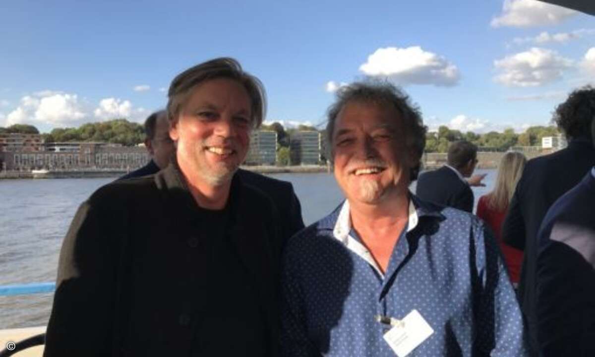 Maik Wetzel von Eset mit Basilius Josef Niedermeyer von Cyprotect (Foto: CRN)