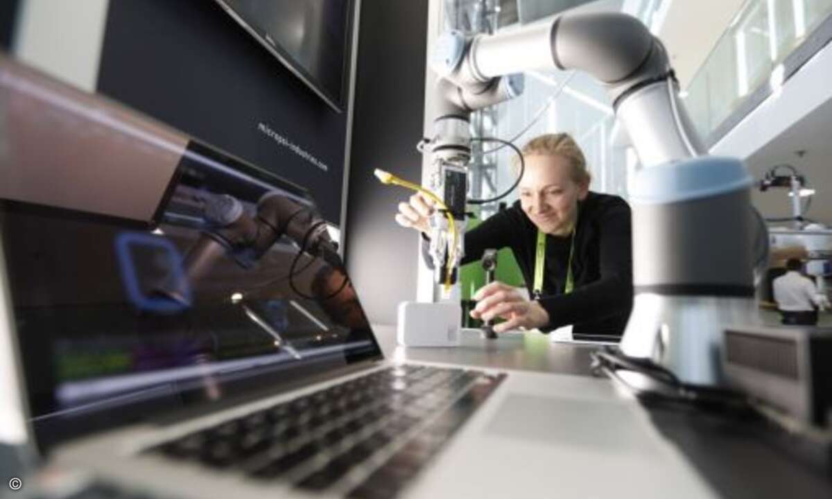 Auch zum Thema AI und Robotics gab es jede Menge zu sehen (Bild: Nvidia)