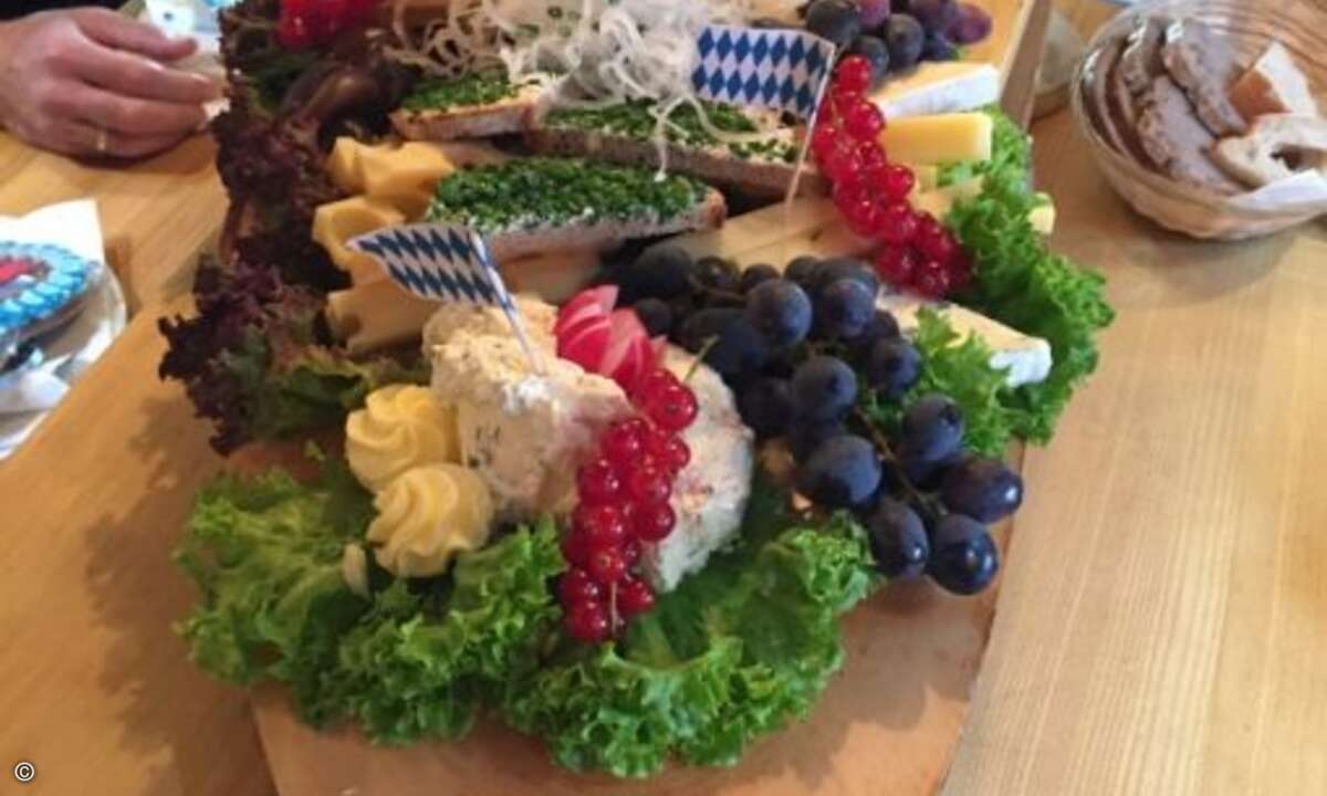 Gesunde bayerische Küche – aber es wurde noch deftiger (Foto: CRN)
