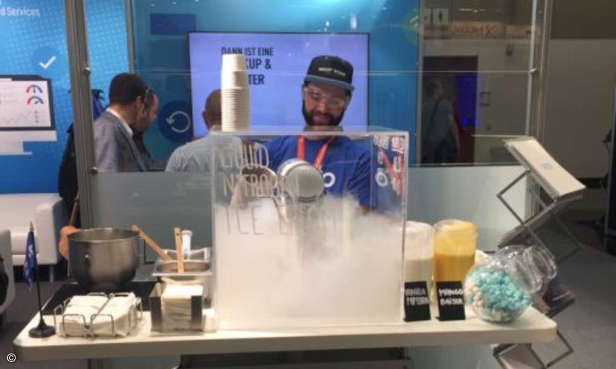 Der Business-Continuity-Spezialist demonstrierte auf der it-sa mit einem kleinen Datenträger-Notfall den Wert von Backup-Lösungen (Foto: CRN)