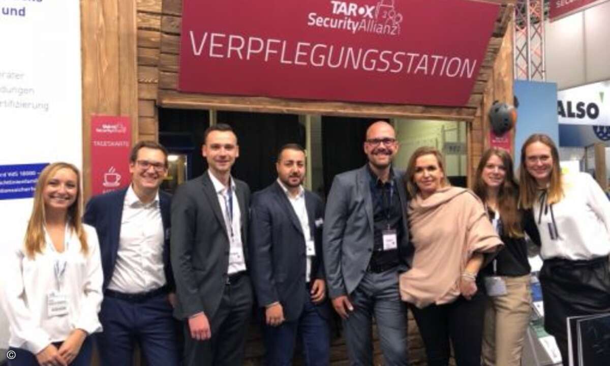 Und anschließend bei Patrick Andreas und dem Team von Tarox Security (Foto: CRN)