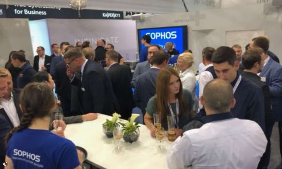 Gut besuchter Infinigate-Stand... (Foto: CRN)