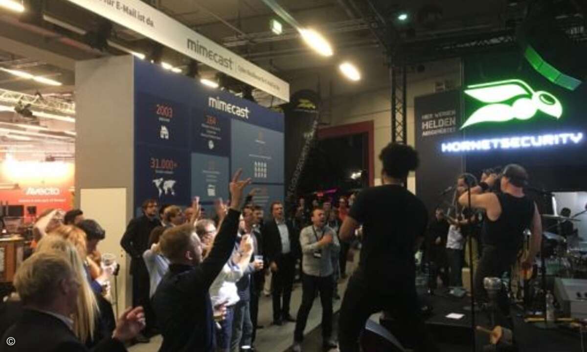 Standparty bei Hornetsecurity (Foto: Hornetsecurity)
