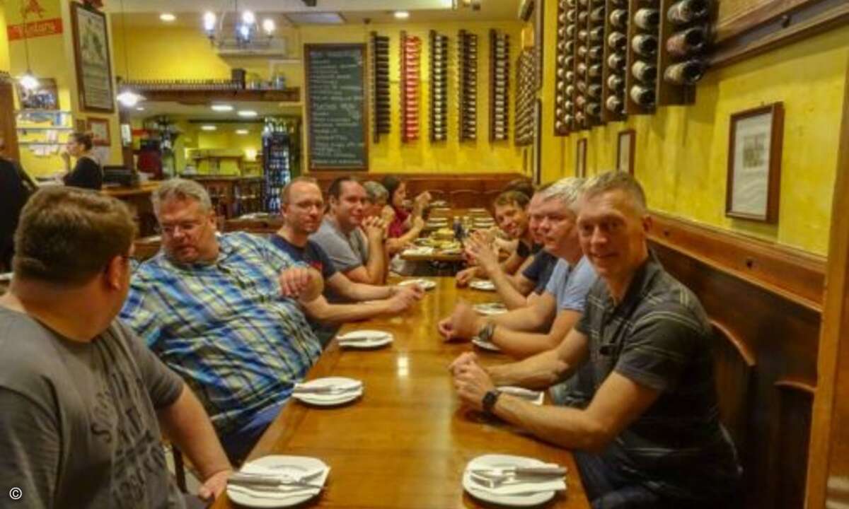 und beim gemütlichen Abenevent (Bild: Netgo)