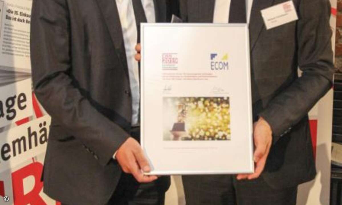 Christian Schmid und Michael Christlmaier vertreten Ecom (Foto: CRN)