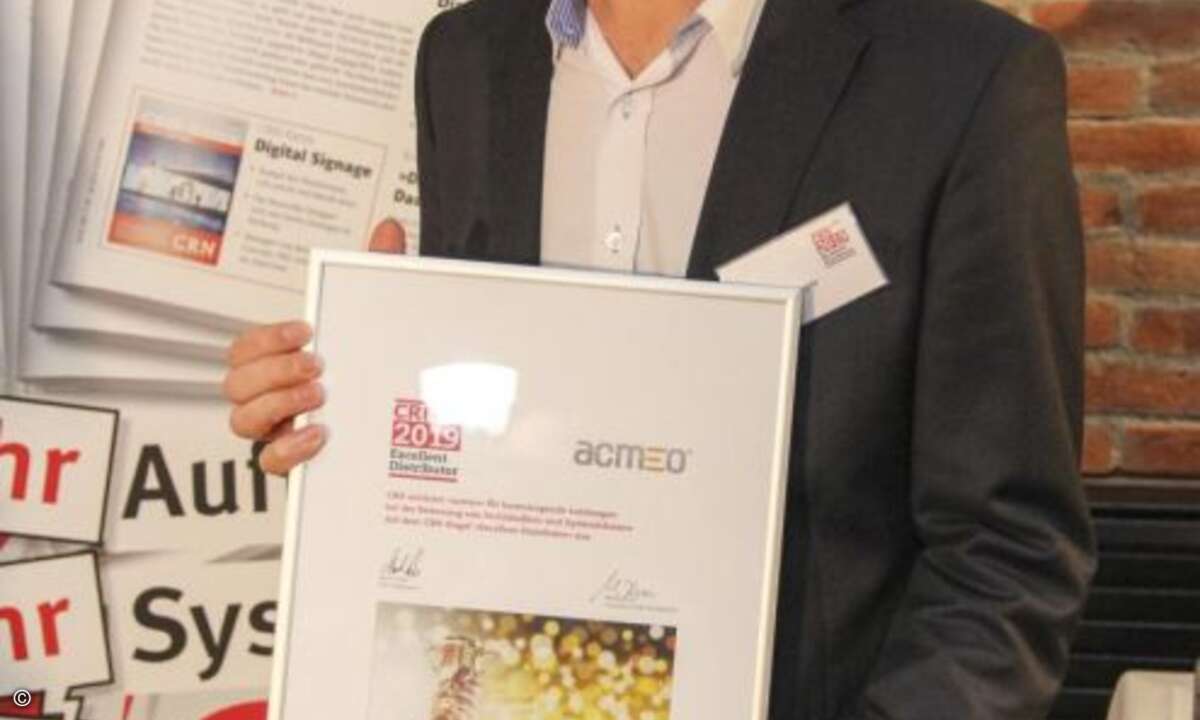 Henning Meyer von Acmeo ist Dauergast, wenn es um die besten Distributoren Deutschlands geht (Foto: CRN)