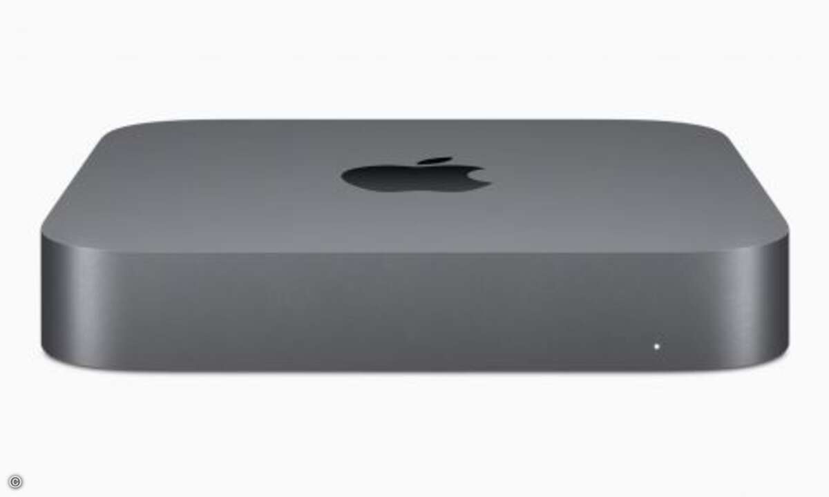 Der neue Mac Mini bietet eine bis zu fünfmal schnellere Leistung (Foto: Apple)