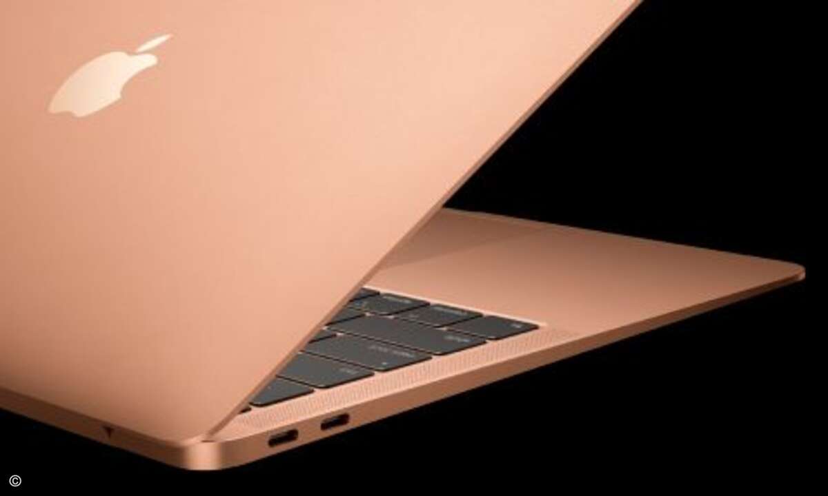 Das MacBook Air ist kompakter denn je und verfügt über ein zu 100 Prozent recyceltes Aluminiumgehäuse (Foto: Apple)