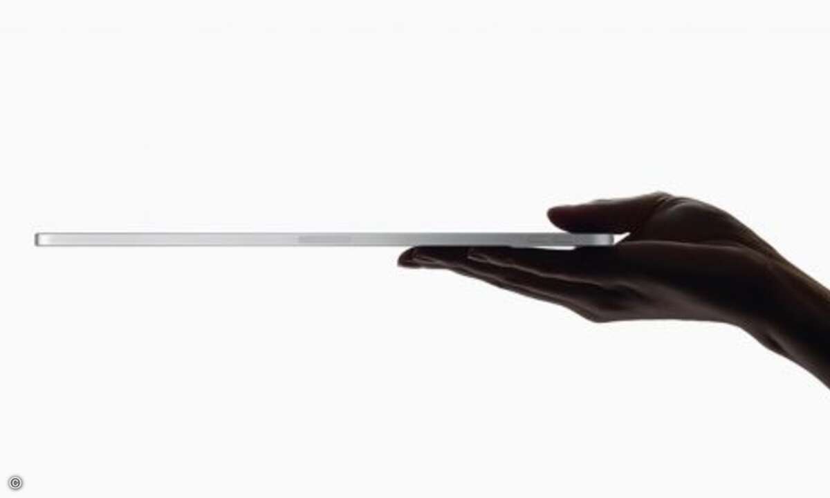Mit nur 5,9 mm ist es das dünnste iPad aller Zeiten (Foto: Apple)