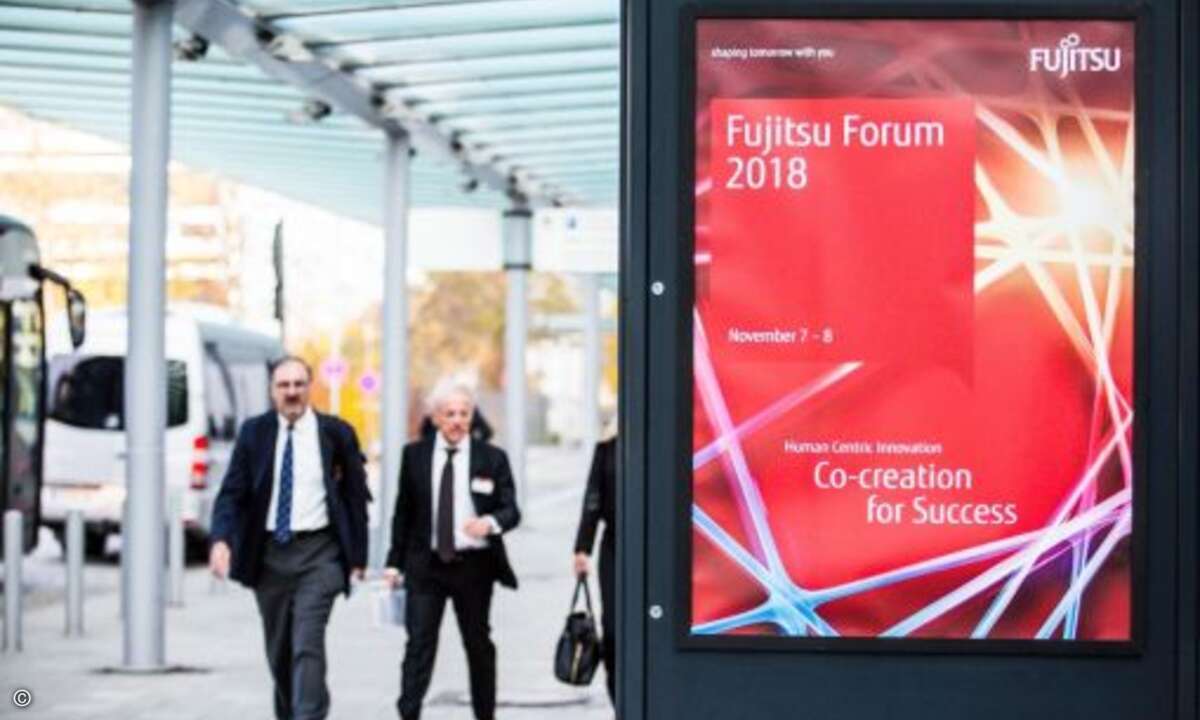 Schauplatz des Fujitsu Forums 2018 war wie schon seit Jahren das Münchner Messegelände (Bild: Fujitsu)