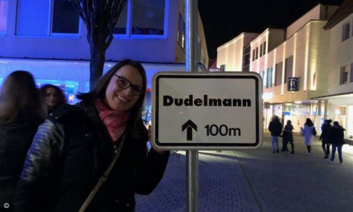 Wie der Rundgang enden kann? Niemals ohne Dudelmann! (Bild: CRN)