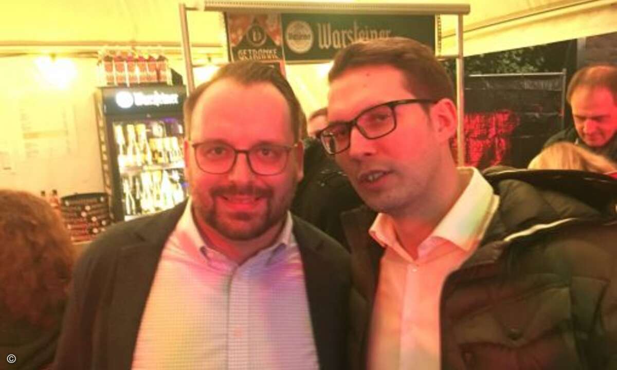 Christoph Preetz (li.) von Eset und Christian Herbort von Also (Bild: CRN)