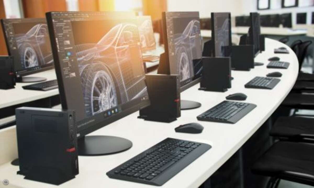 Lenovo hat mit der »ThinkStation P330«-Familie sogar eine Reihe von  Desktop-Workstations im Mini-Format im Angebot (Bild: Lenovo)