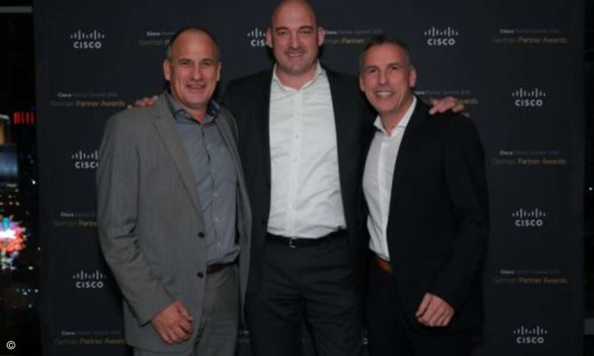 SWS Computersysteme sicherte sich den Award als »Captial Partner of the Year« (Foto: Cisco)