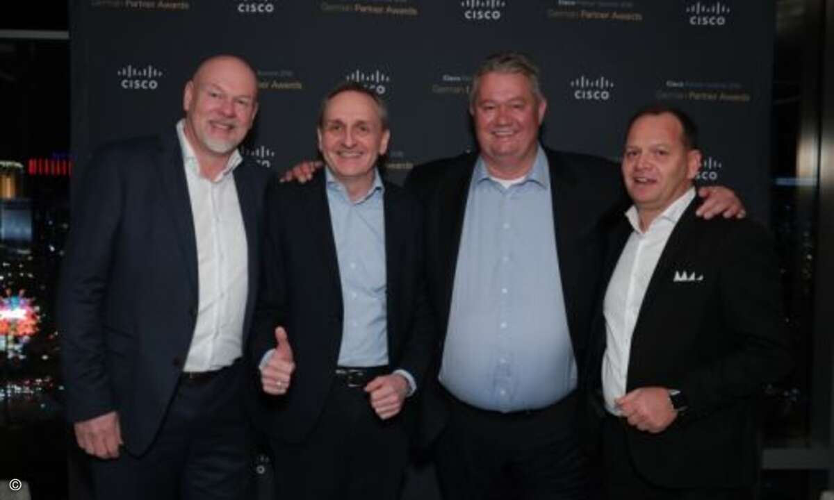 Computacenter holte sich die Auszeichnung für den »Enterprise Partner of the Year« (Foto: Cisco)