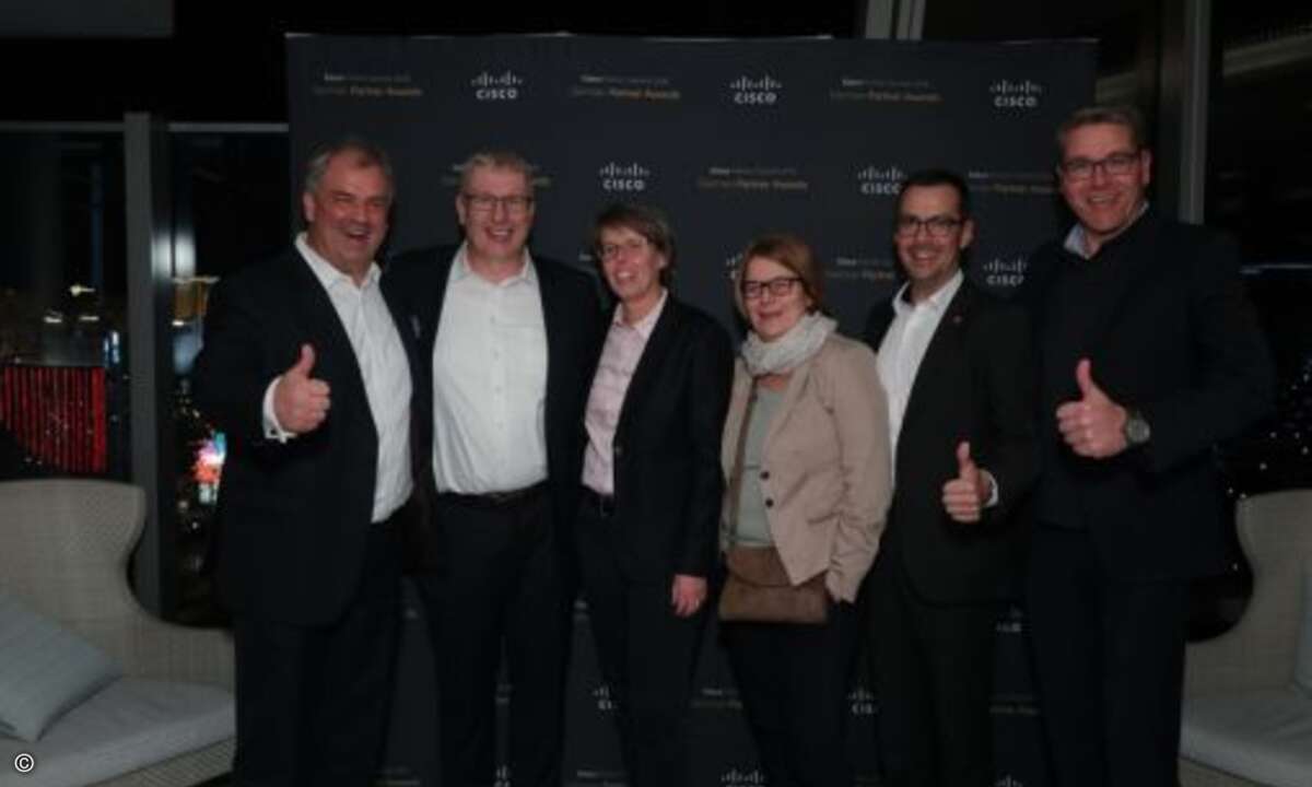 T-Systems konnte sich die Auszeichnung als »Public Sector Partner of the Year« sichern (Foto: Cisco)