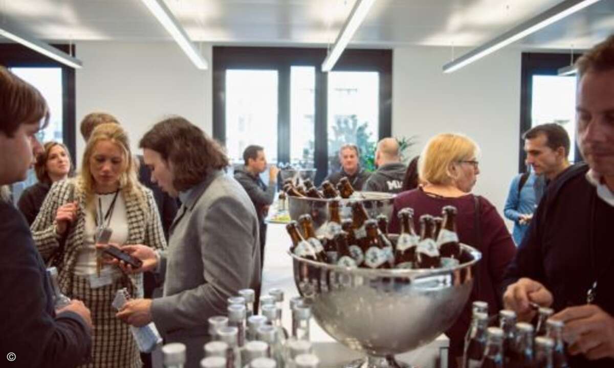 Und verdursten musste natürlich auch niemand (Foto: Mimecast)
