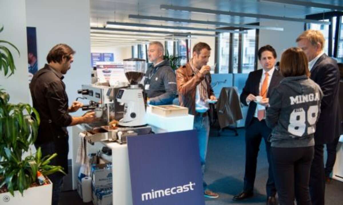 Darf in keinem Büro fehlen: guter Kaffee (Foto: Mimecast)