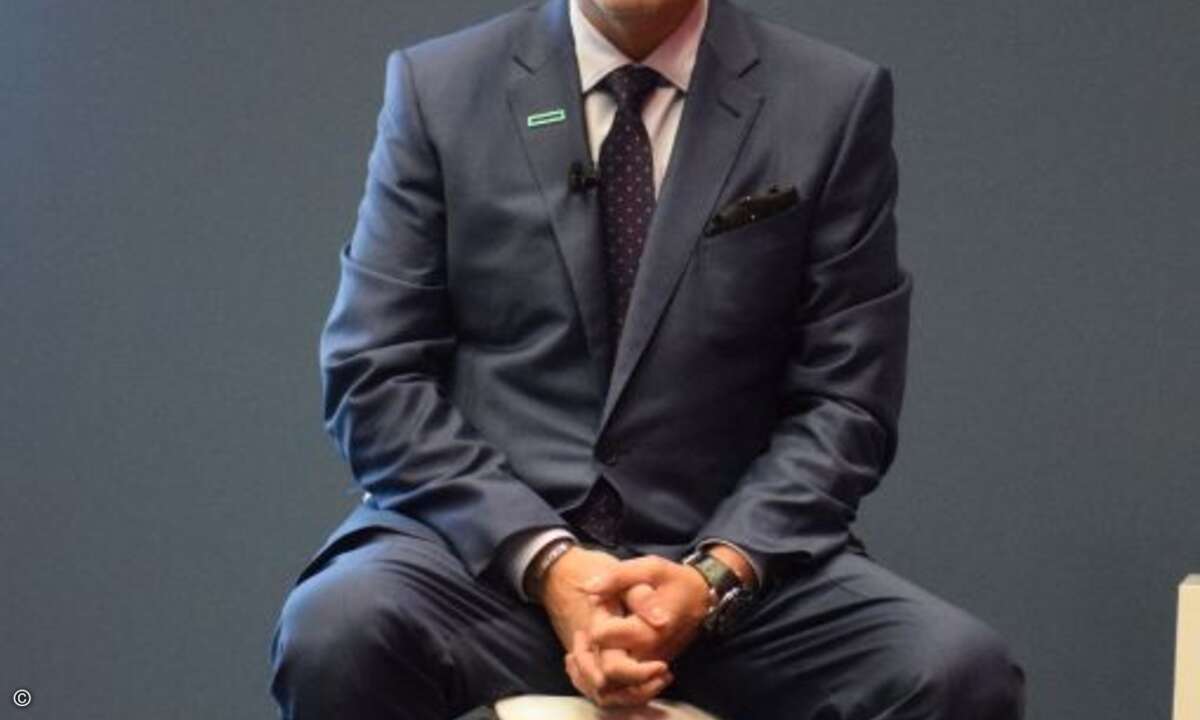 »Cancom-CEO Thomas Volk ist sehr begeistert über unsere Strategie im Edge Computing und teilt unsere Markteinschätzung«, sagt HPE-CEO auf Nachfrage von CRN. Aber auch andere Platinum-Partner wie ...
(Foto: CRN)