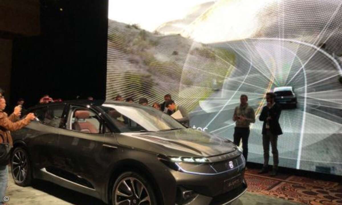 Großer Andrang herrschte bei der CES-Präsentation von Byton (Bild: CRN)