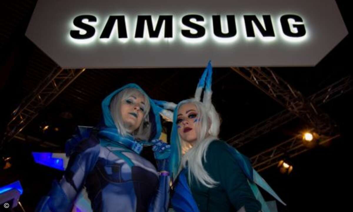 Und auch Cosplayer durften nicht fehlen (Bild: Samsung)