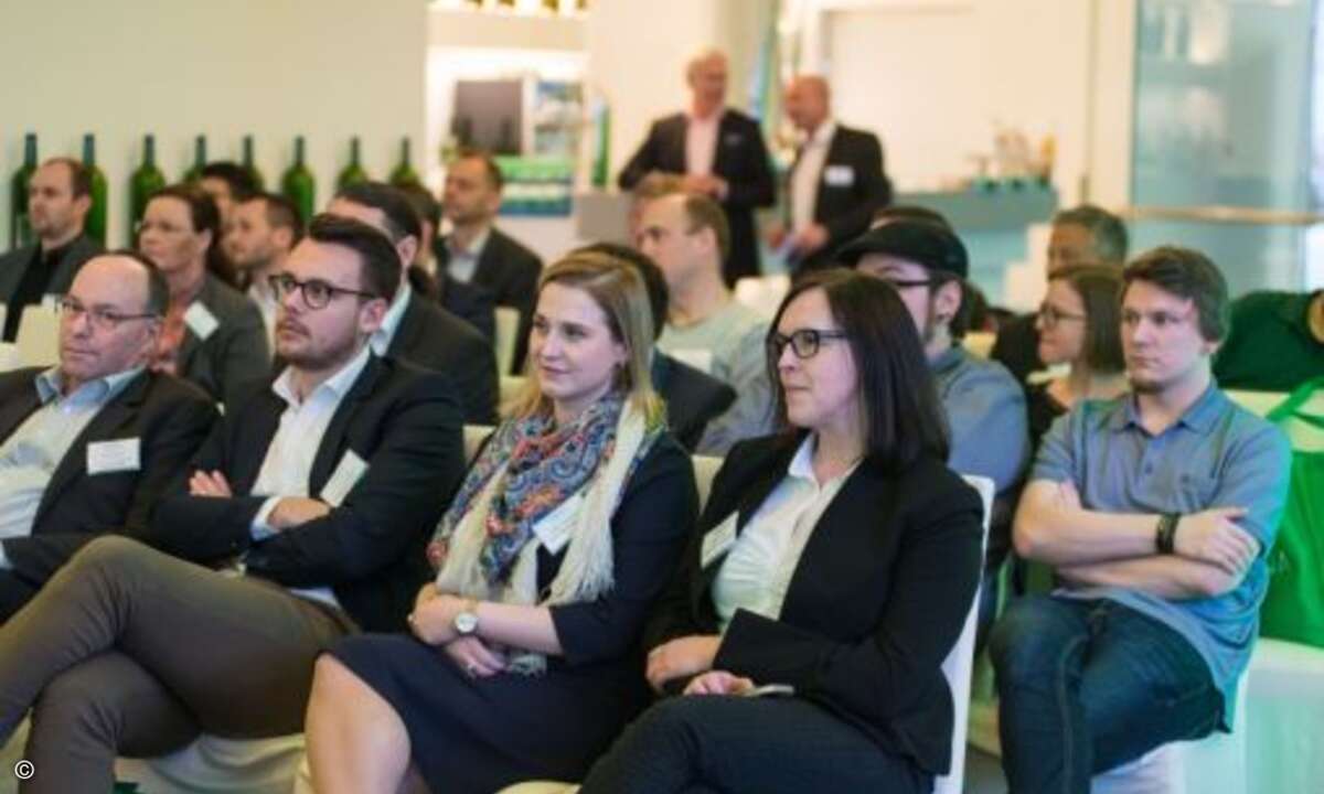 Etwa 80 Partner waren nach Frankfurt gekommen, um sich über neue Veeam-Produkte und die Strategie für die nächsten Monate zu informieren (Foto: Veeam)