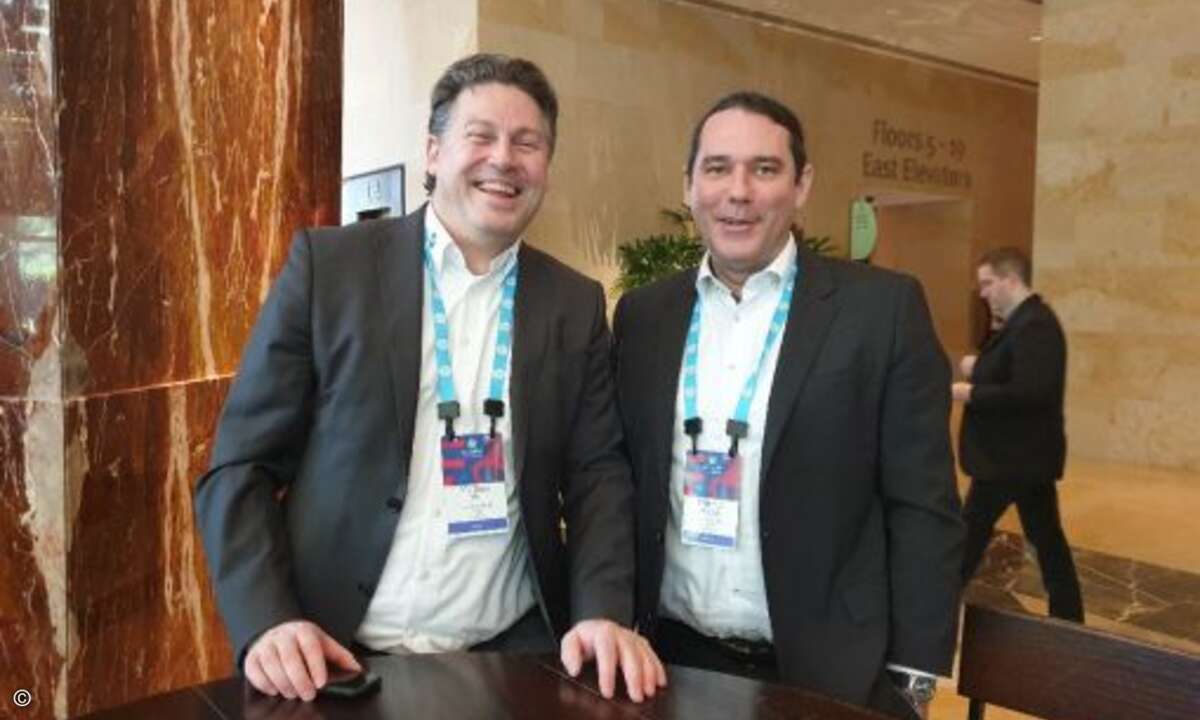 »Für uns hat sich die Reinvent sehr gelohnt«, sagte Michael Illik von Bükotec und Patrick Kruse von Netgo im CRN-Gespräch.
(CRN)