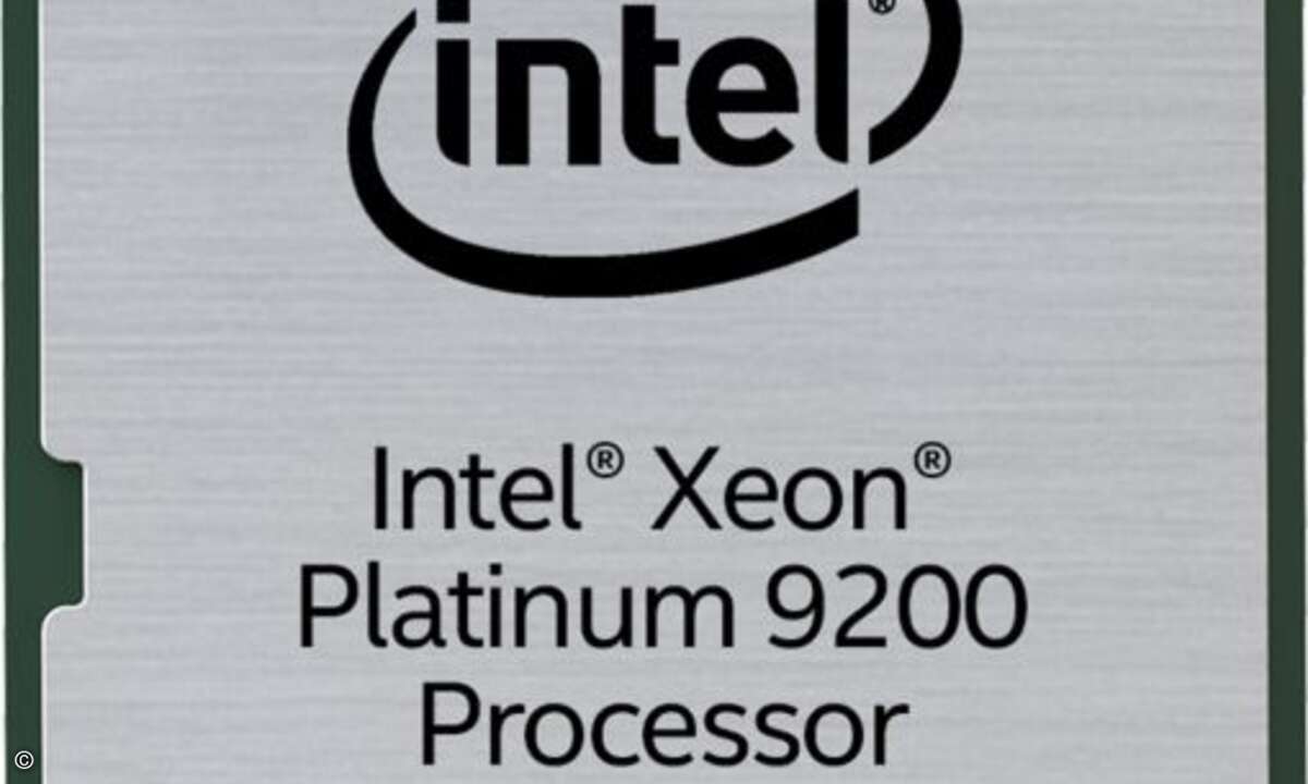 Der neue »Intel Xeon Platinum 9200 Prozessor« punktet mit 56 Kernen und 12 Speicherkanälen(Bild: Intel)
