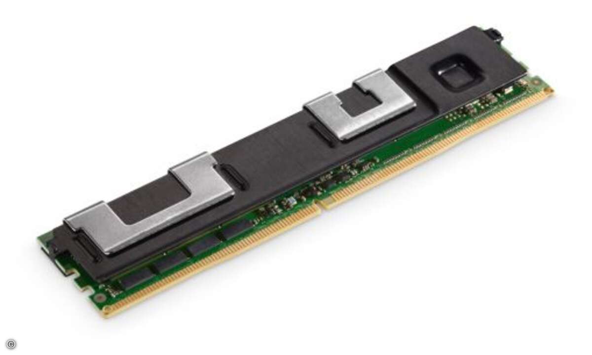 Eine neue Art von nicht-flüchtigem Speicher ist »Intel Optane DC Persistent Memory« (Bild: Intel)