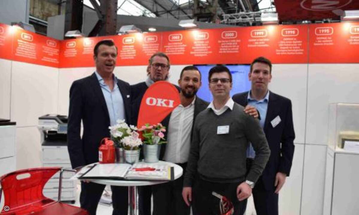 OKI-Team in Bestlaune, dafür sorgt jedenfalls immer Olaf Sepold (links), der 2018 