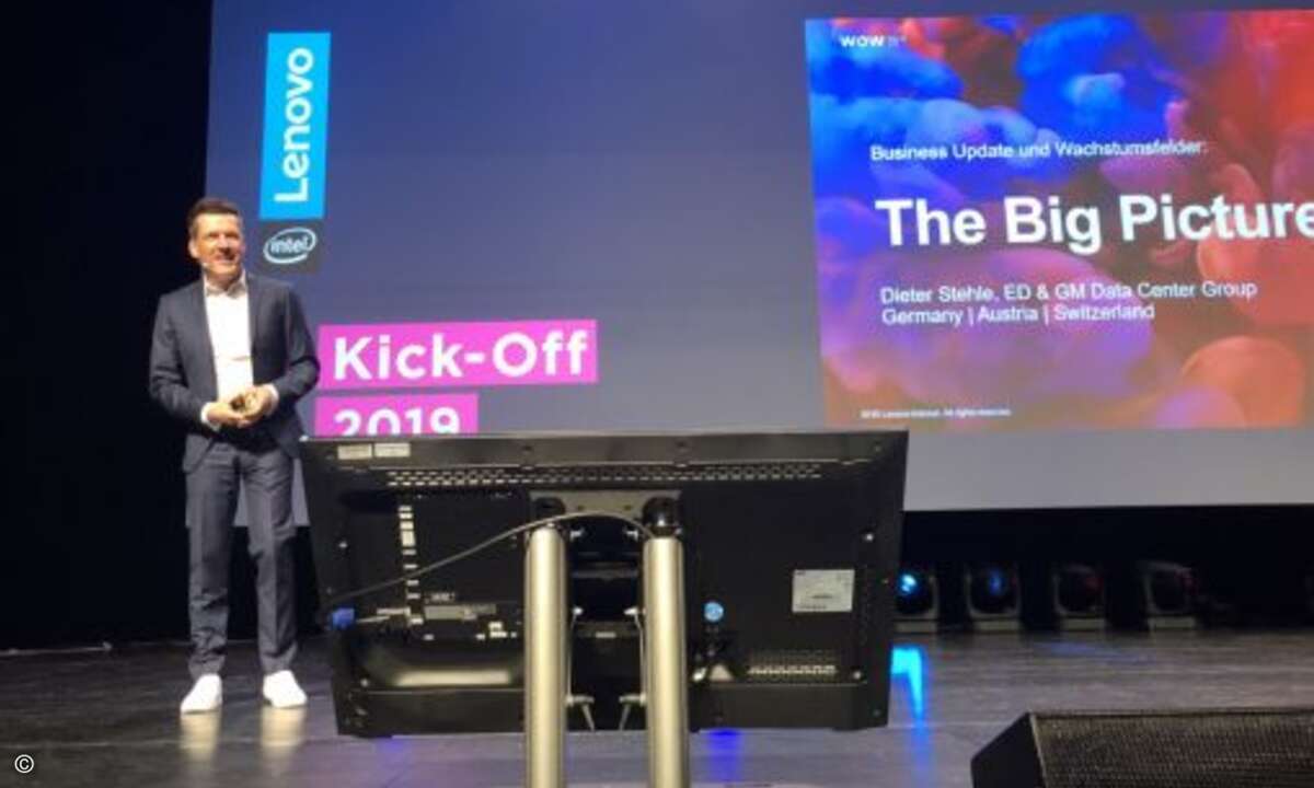 und Dieter Stehle, General Manager Lenovo DCG DACH (Bild: CRN)