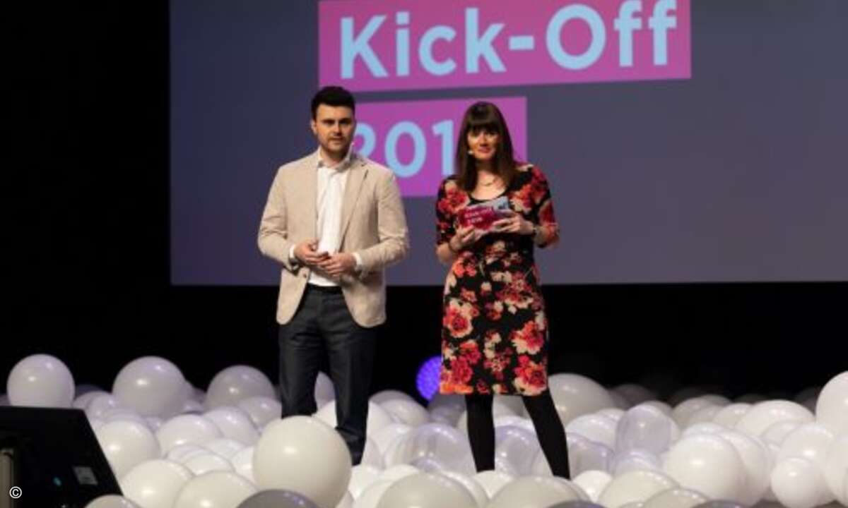 Die beiden Channel-Chefs Sabine Hammer und Oliver Rootsey (Bild: Lenovo)