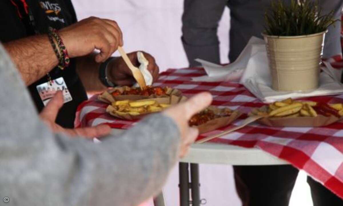 Eine kleine Stärkung zur Mittagszeit (Foto: Securepoint)