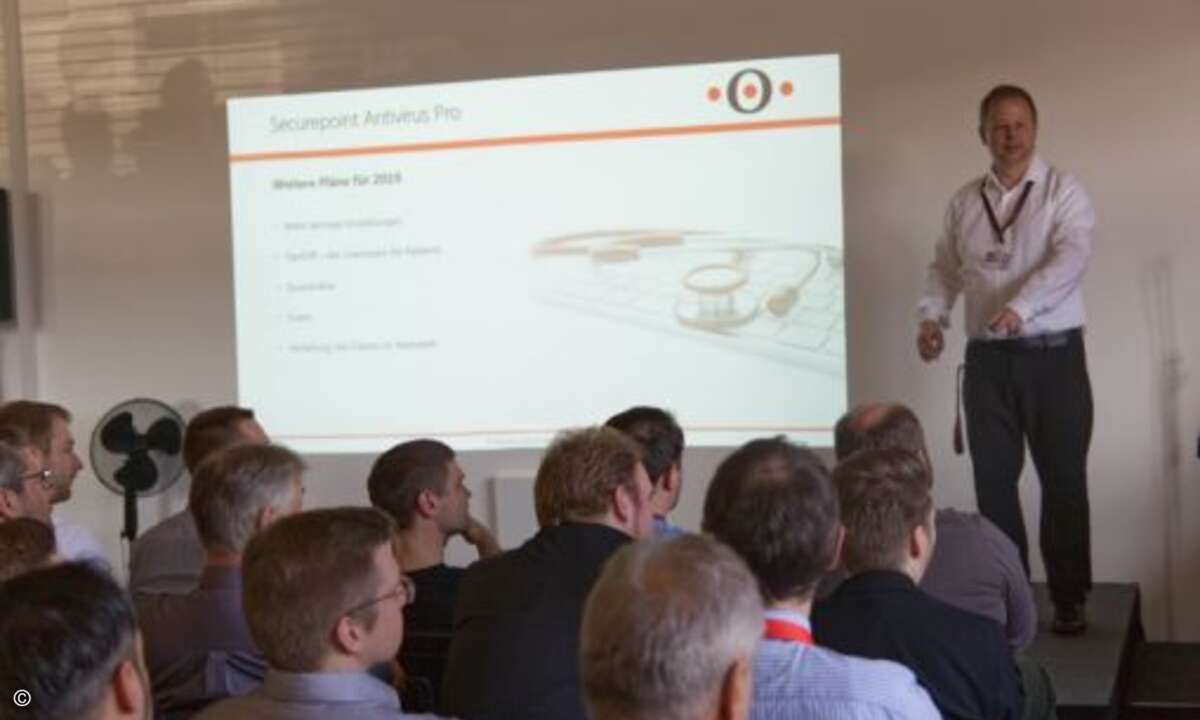 Eric Kaiser gibt einen Ausblick auf die Pläne des Herstellers für 2019 (Foto: Securepoint)