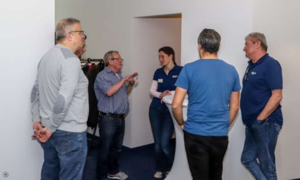 Eine begehrte Gesprächspartnerin bei den Partnern: SEP-Entwicklerin Katrin Haegler (Foto: SEP)