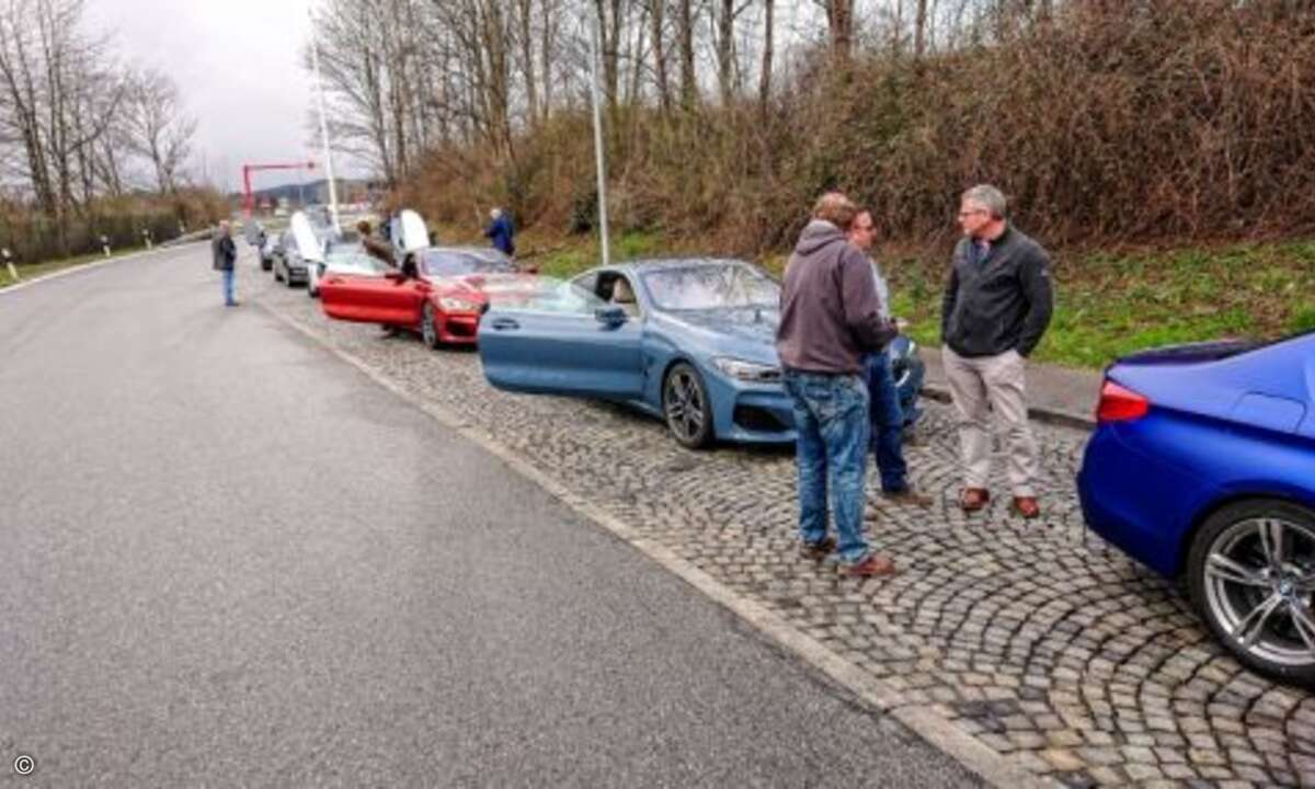 Am Vortrag cruisten die Award-Gewinner bereits um Rahmen des BMW Scenic Drive durchs bayerische Oberland (Foto: SEP)
